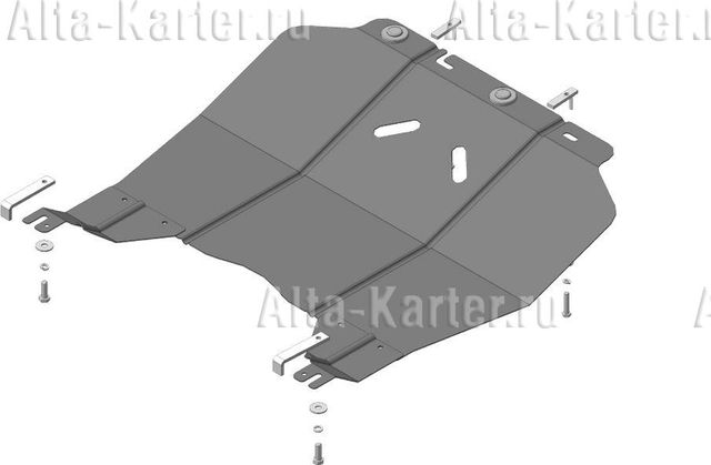 Защита Мотодор для двигателя и КПП Ford Explorer V (вкл. Sport ) 4WD 2010-2019. Артикул 60701