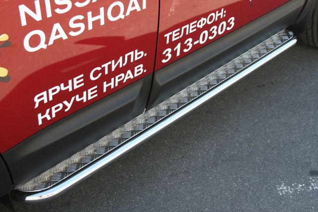 Пороги Союз-96 с листом d42 для Nissan Qashqai I 2010-2013. Артикул NQSH.82.0455