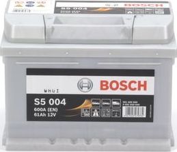 Аккумулятор Bosch S5. Артикул 0 092 S50 040