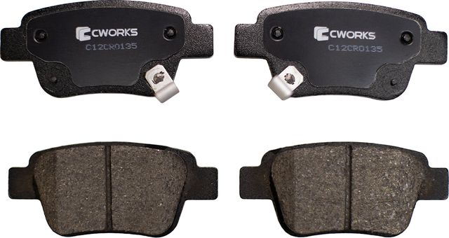 Колодки тормозные задние (Low Metallic) (Cworks). Артикул C12CR0135