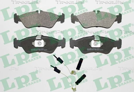Тормозные колодки LPR задние для Volkswagen LT II 1996-2006. Артикул 05P610A