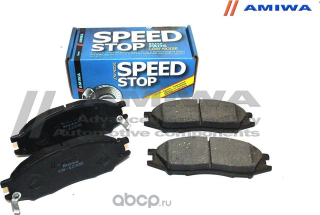 Колодки тормозные передние (Amiwa). Артикул CD1233S