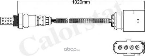 Лямбда-зонд (Vernet). Артикул LS140710