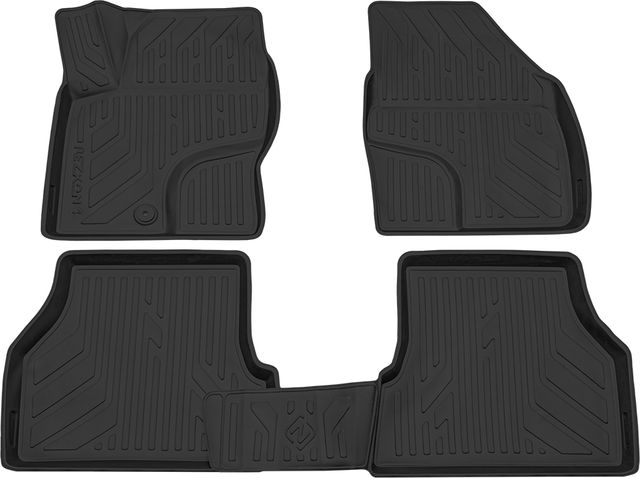 Коврики полиуретановые Rezkon для салона Ford Focus II универсал 2008-2011 . Артикул 0516010100
