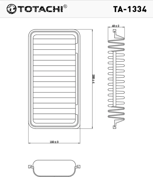 TOTACHI TA-1334 A-1003 17801-22020 MANN C 2620 Totachi. Артикул TA1334