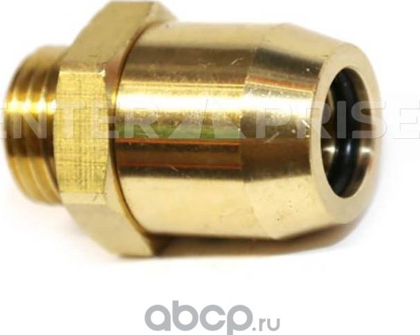 Штуцер М16/Т12 прямой латунь разборный (Enterprise). Артикул E521M16T12