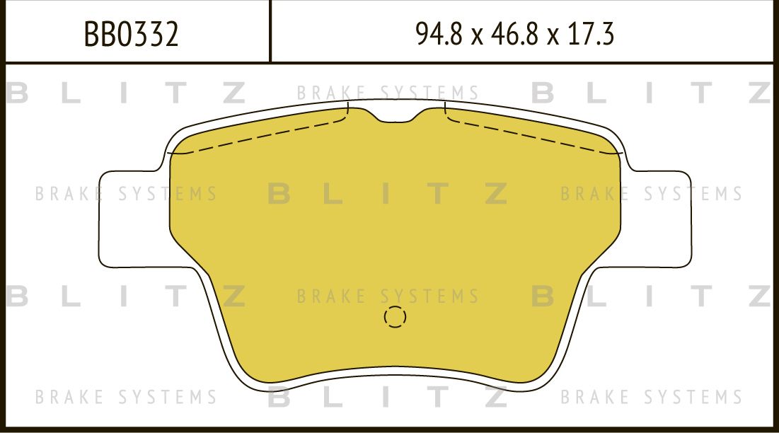 Колодки тормозные дисковые | перед | (Blitz) Blitz. Артикул BB0332