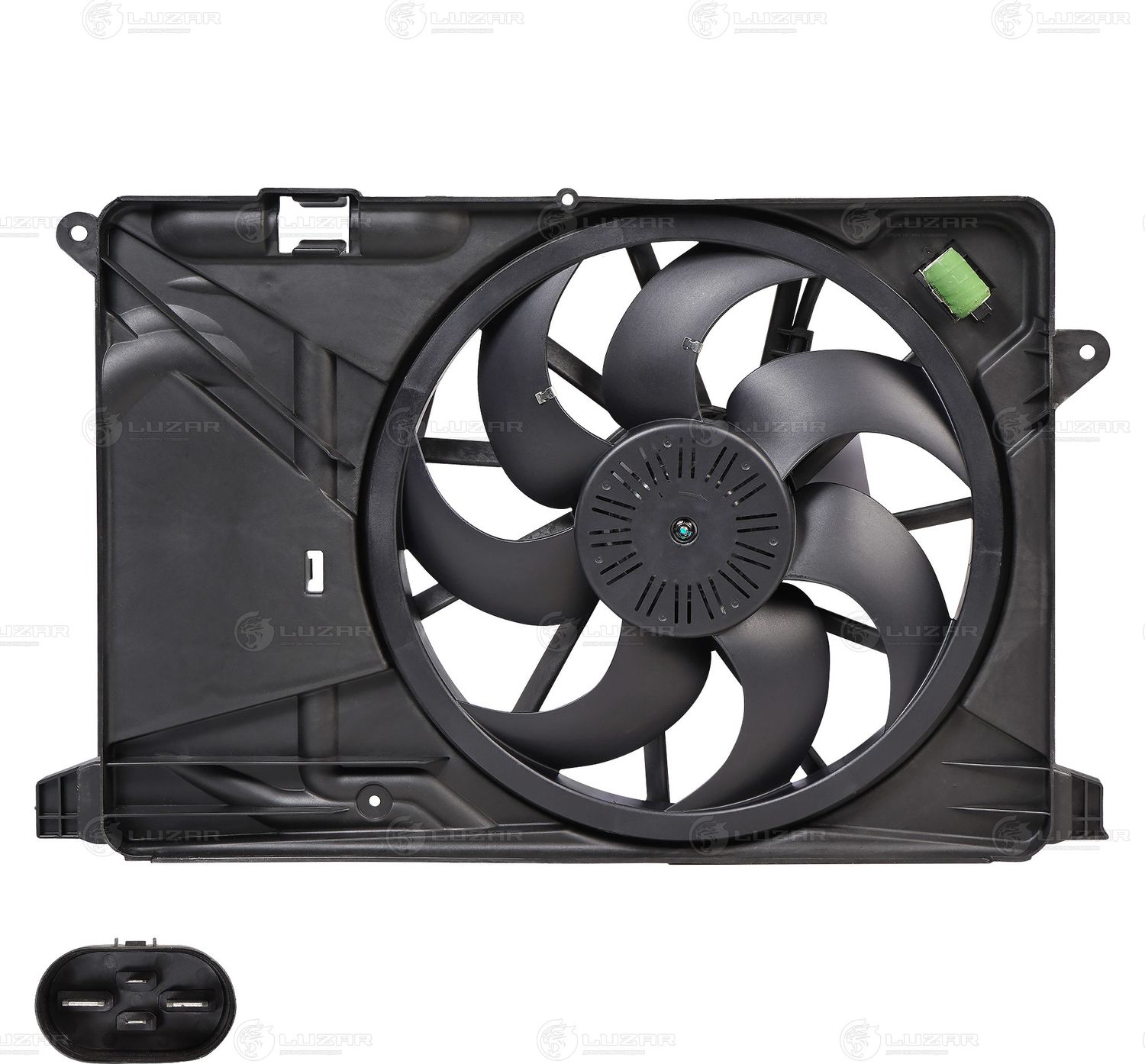 Вентилятор радиатора двигателя Luzar. Артикул LFK 2114