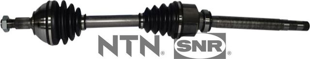 Полуось (привод в сборе, приводной вал) NTN / SNR передняя передняя правая для Fiat Scudo II 2007-2016. Артикул DK66.008