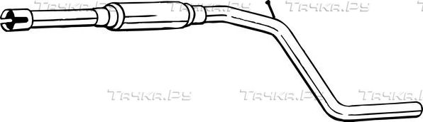Глушитель (средняя часть) Bosal (Бельгия). Артикул 281-957