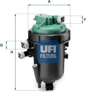 Топливный фильтр UFI. Артикул 55.178.00