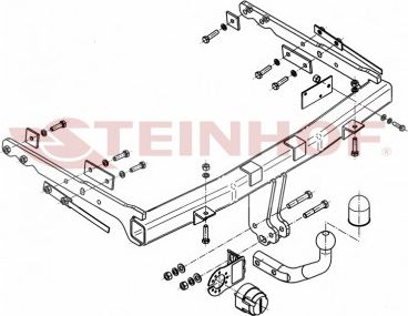 Фаркоп Steinhof для Ford Galaxy II 2006-2015. Артикул F-245