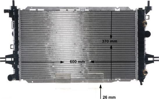 Радиатор охлаждения двигателя Mahle Behr для Opel Zafira B 2005-2012. Артикул CR 2105 000S