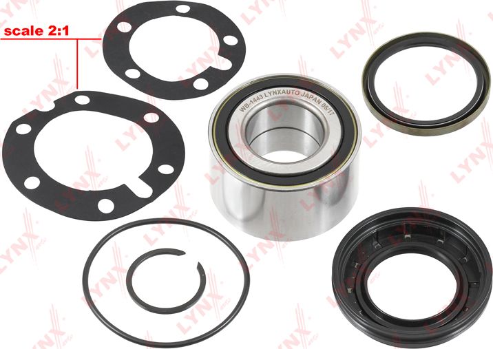 Ступичный подшипник (комплект) LYNXauto. Артикул WB-1443