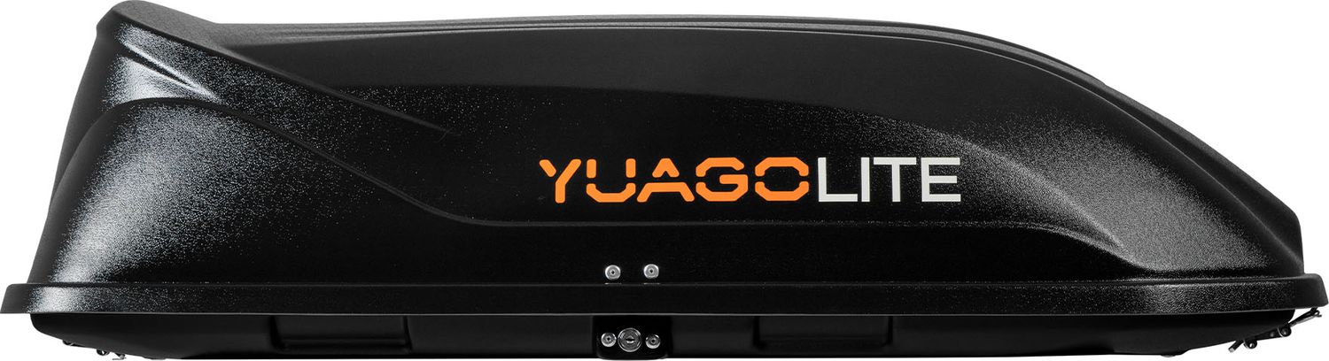 Автомобильный бокс Yuago Lite (тиснение) черный (250 л, 110х84х33 см). Артикул 2000000006710