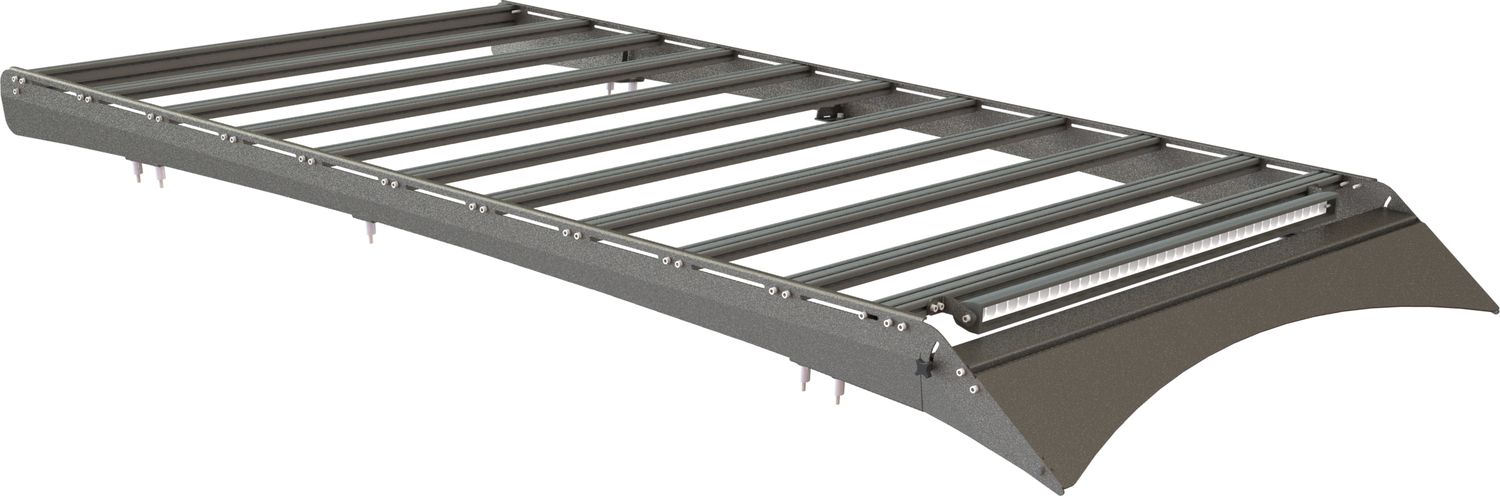 Экспедиционный багажник STC для Nissan Patrol Y62 2010-2026 Шторка дальний свет. Артикул STC-NPA/10-TR1-L1