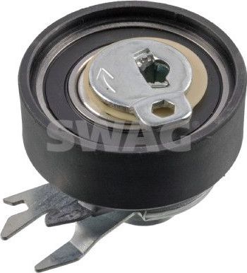 Натяжной ролик (натяжитель) ремня ГРМ SWAG (полимерный материал). Артикул 30 03 0053