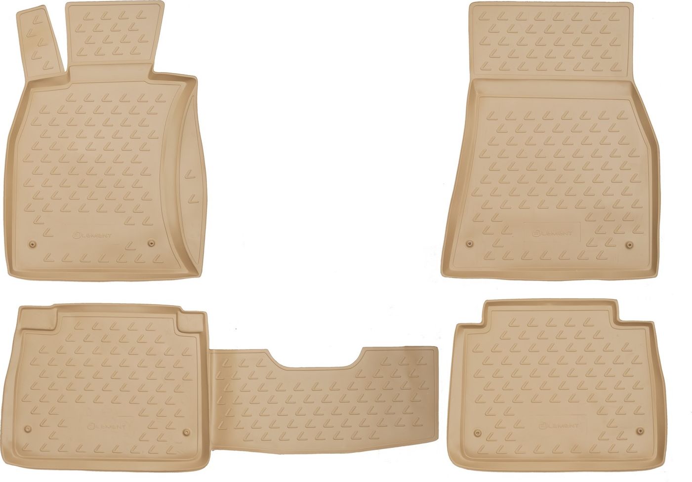 Коврики Element для салона Lexus LS 460 2006-2012. БЕЖЕВЫЕ. Артикул NLC.29.11.212k