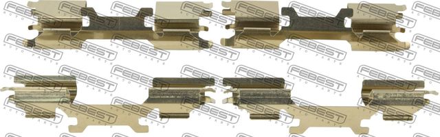 Комплект монтажный тормозных колодок Febest. Артикул 1603-W906F