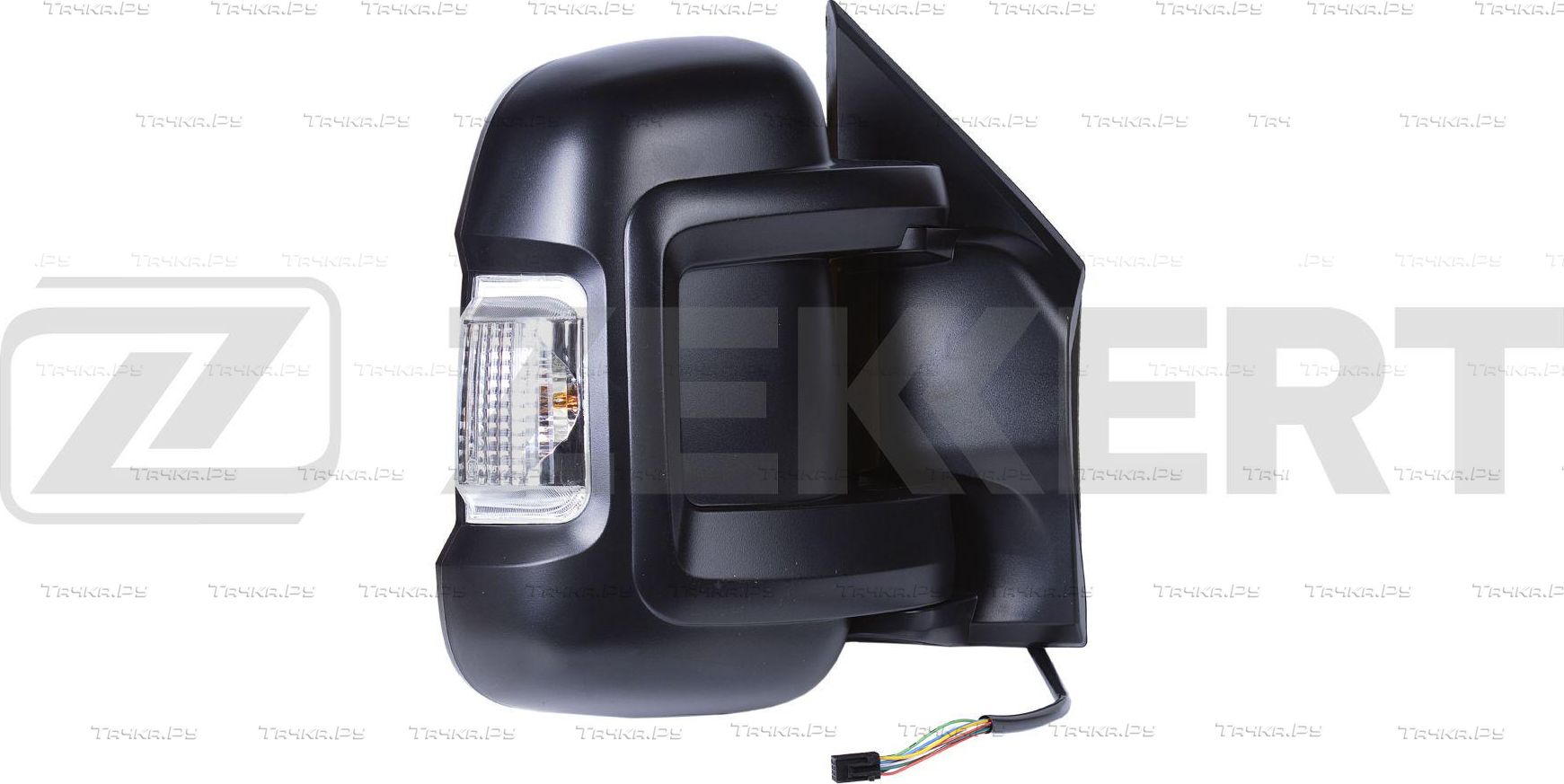 Зеркало боковое (в сборе) Zekkert правое для Peugeot Boxer III 2006-2026. Артикул SP-4029