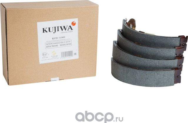 Колодки тормозные барабанные KUD11909 KUJIWA 5830525F10 HYUNDAI/KIA. Артикул KUD11909