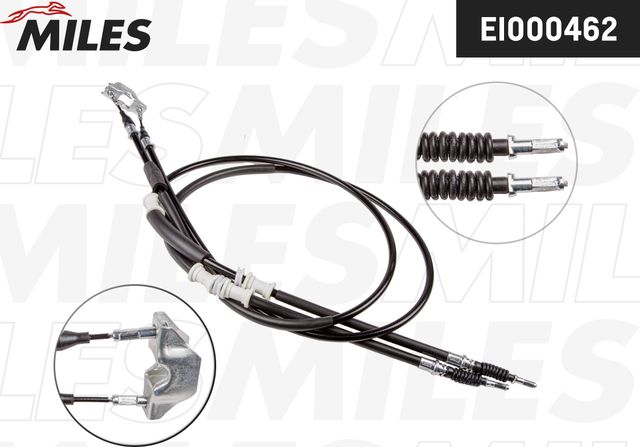 Трос ручника (тросик ручного тормоза) Miles задний правый/левый для Opel Meriva A 2003-2003. Артикул EI000462