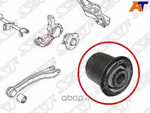Сайлентблок задней цапфы SUZUKI GRAND VITARAESCUD (SAT). Артикул ST4615065J00B