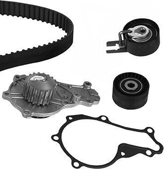 Помпа (водяной насос) с комплектом ремня ГРМ Metelli. Артикул 30-0938-1