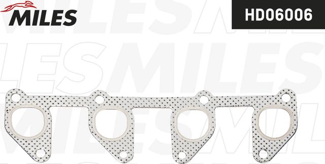 Прокладка выпускного коллектора DAEWOO NEXIA/LANOS 1.5 SOHC Miles. Артикул HD06006