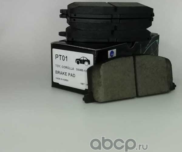 Колодки тормозные передние (HI-TEC). Артикул PT01