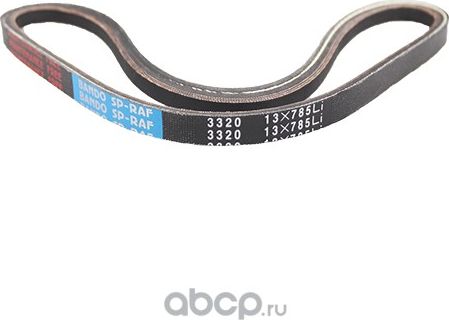 Ремень клиновой 13x785 li (внутр) (Bando). Артикул RAF3320