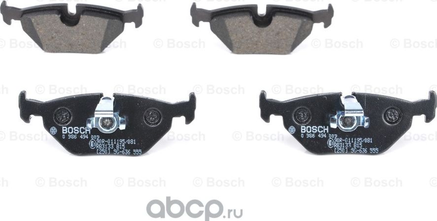 Колодки торм Диск задн BMW 5 (E39) (Bosch). Артикул 986494009