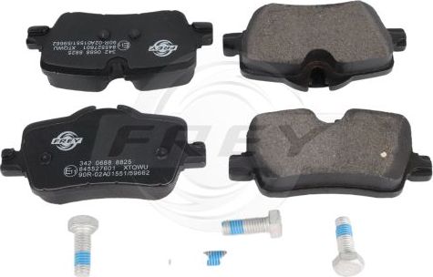 Тормозные колодки Frey для BMW 3 VII (G2x) 2018-2026. Артикул 845527601