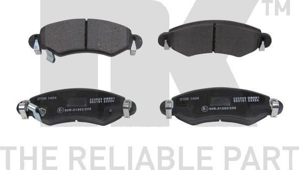 Тормозные колодки NK. Артикул 223623