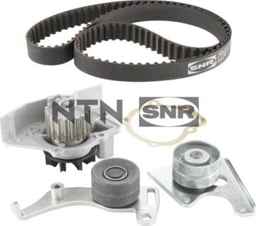 Помпа (водяной насос) с комплектом ремня ГРМ NTN / SNR. Артикул KDP459.011