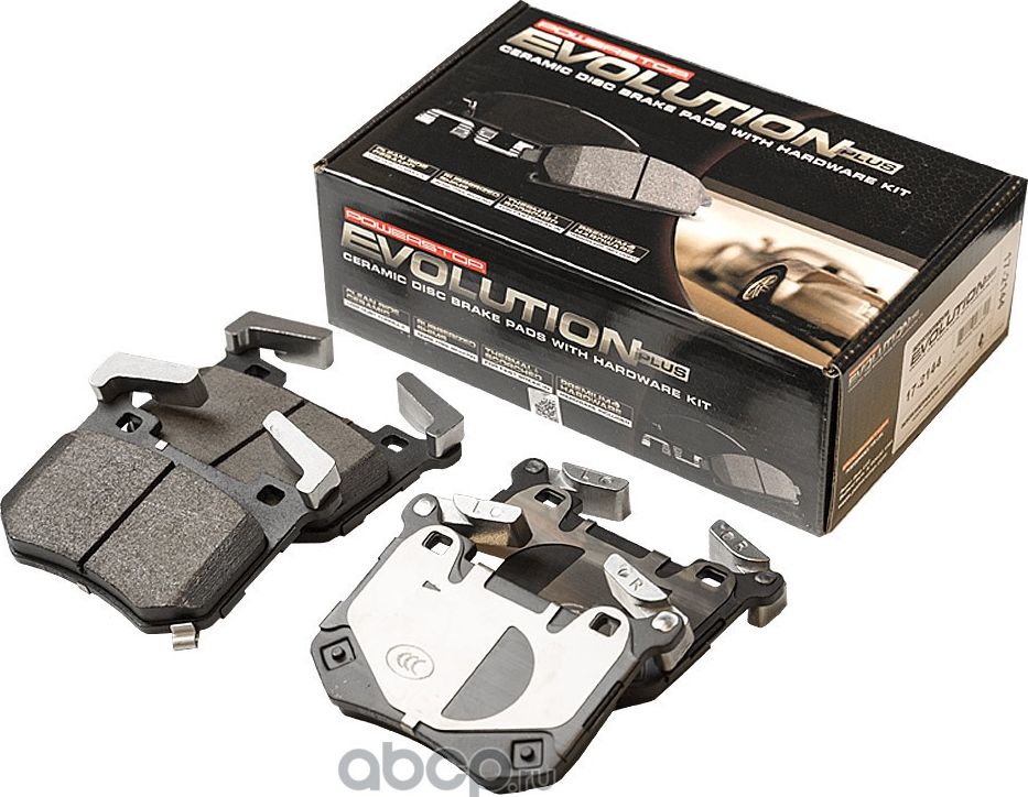 Задние керамические колодки Evolution PLUS Z17 PowerStop 17-2144. Артикул 172144