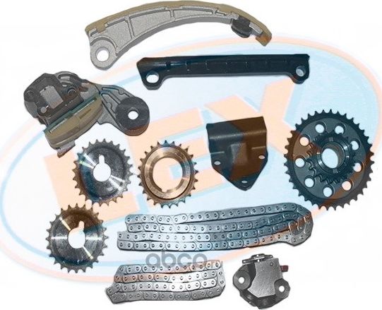 RK-2296 Комплект цепи ГРМ (LEX). Артикул RK2296