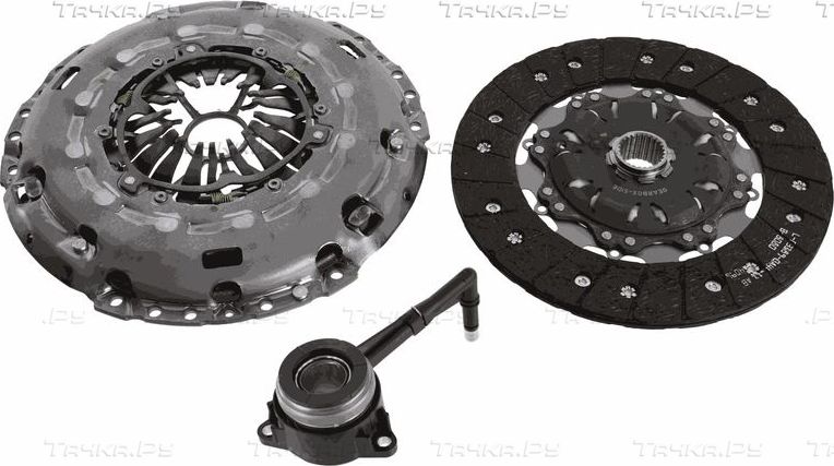 Сцепление (комплект) SACHS XTend Kit plus CSC для Volkswagen Transporter T6 2015-2026. Артикул 3000 990 481