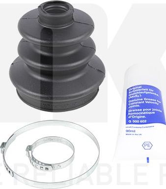 Пыльник шруса (комплект) NK (резина). Артикул 524501