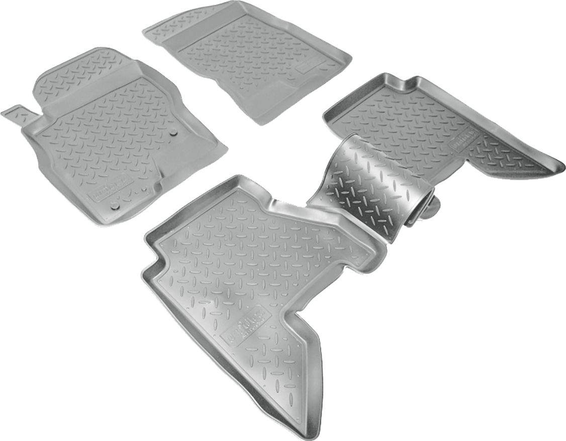Коврики Норпласт для салона Nissan Pathfinder R51 2004-2014. СЕРЫЕ. Артикул NPL-Po-61-45-G
