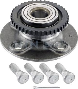 Ступичный подшипник (комплект) NTN / SNR задний для Nissan Almera N15 1995-2000. Артикул R168.76