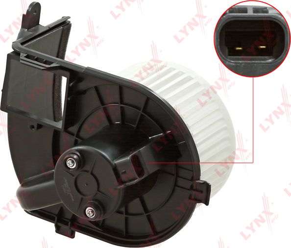 Вентилятор, мотор печки (отопителя) салона LYNXauto для Renault Clio II 1998-2013. Артикул RF-1713