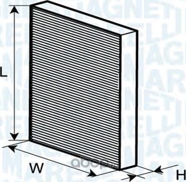 Салонный фильтр Magneti Marelli. Артикул 350203061590