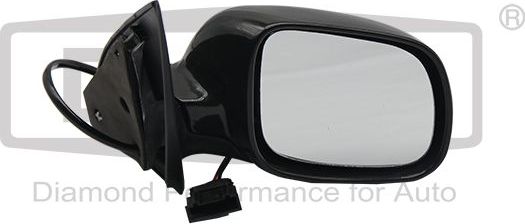 Зеркало боковое DPA правое для Skoda Fabia I 1999-2008. Артикул 88570106802
