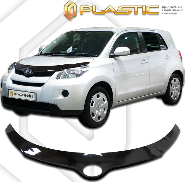 Дефлектор СА Пластик для капота (Classic черный) Toyota Ist  2007–2016. Артикул 2010060108262