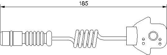 Датчик износа тормозных колодок  Bosch. Артикул 1 987 474 963