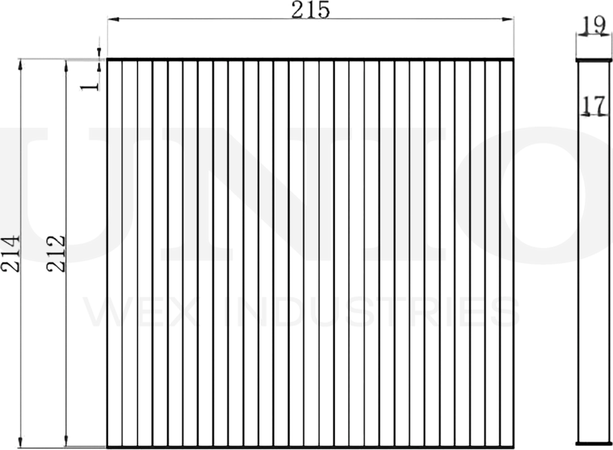 Фильтр салона (Unio). Артикул FLT-40120