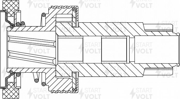 Бендикс стартера StartVOLT. Артикул VCS 1802