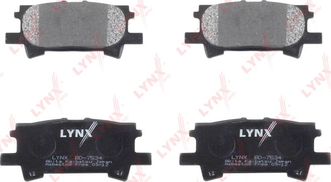 Тормозные колодки LYNXauto. Артикул BD-7534