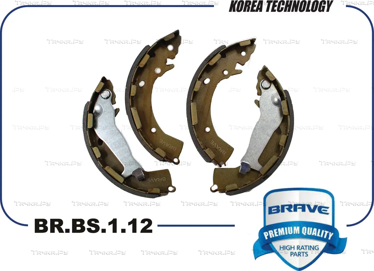Колодки тормозные Hyundai Solaris 17- Kia Rio 17- барабанные 203x32 58350H5A20 | (Brave). Артикул BRBS112